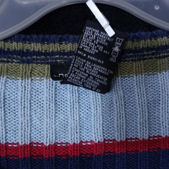 No Boundaries V-Neck Sweater Size Junior (11-15) Multicolored  #050 - Picture 3 of 6